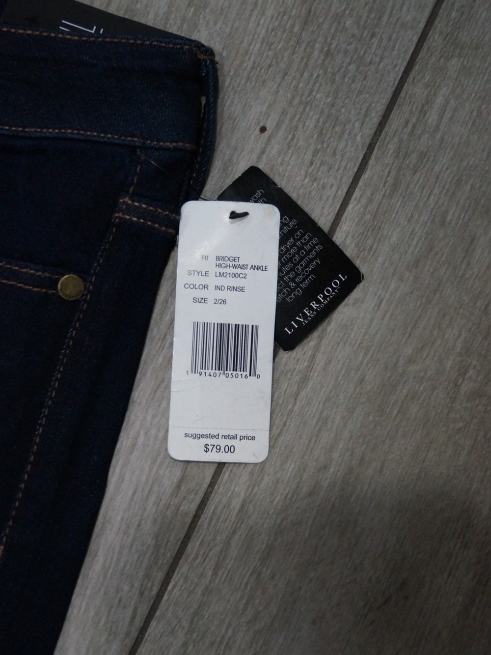 Liverpool Jeans Company Indigo High-Rise Skinny Jeans - Picture 7 of 12
